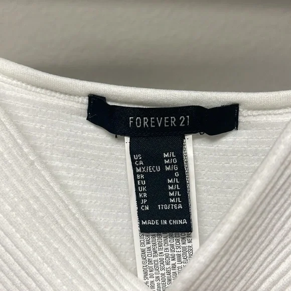 White cropped tank - Picture 3 of 3